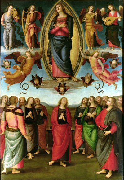 Hemelvaart van de Maagd, 1506 door Pietro Perugino